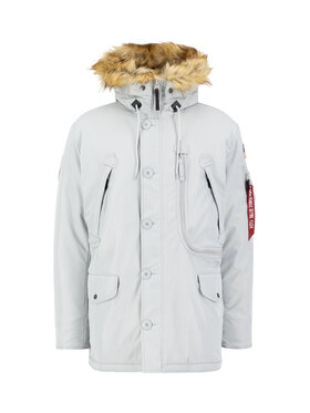 Alpha Industries Alpha Industries Kurtka zimowa Polar Winter Jacket Szary Regular Fit