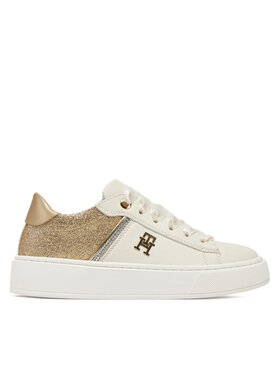 Tommy Hilfiger Tommy Hilfiger Снікерcи Low Cut Lace-Up Sneaker T4A9-33935-1281 M Білий