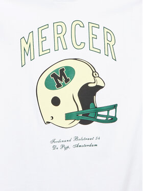 Mercer Amsterdam T-shirt Unisex The Rugby MEAP231020 Bijela Regular Fit