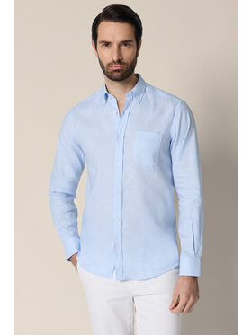 Lancerto Lancerto Koszula Basilia KO073126000026 Niebieski Regular Fit