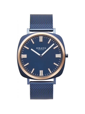 Obaku Obaku Hodinky V296GXSLML Modrá