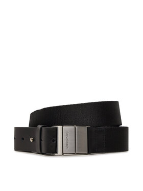 Calvin Klein Calvin Klein Vīriešu josta Iconic Plaque K50K510954 Melns