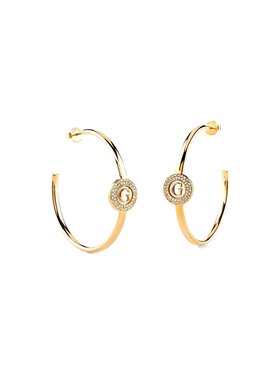 Guess Guess Kolczyki JUBE06195JW Złoty