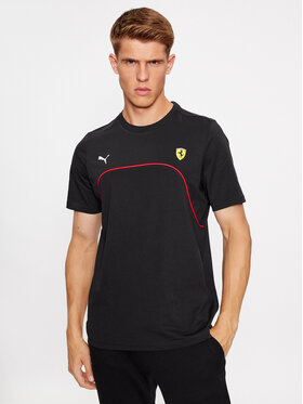 Puma Puma Majica Ferrari Race 620946 Črna Regular Fit