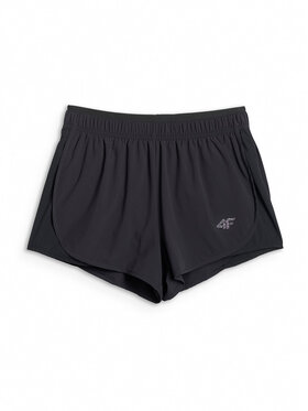 4F 4F Szorty sportowe ACTIVE BY NATURE Czarny Regular Fit