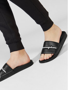 Champion Champion Pantoletten Slide Varsity S21993-CHA-KK002 Schwarz