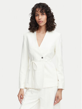 Calvin Klein Calvin Klein Suknjič LV044F408G Kremna Regular Fit