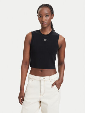 Guess Guess Top W4GZ34 Z3F40 Čierna Slim Fit