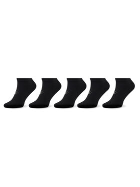 4F 4F 5er-Set niedrige Damensocken 4FAW22-USOCF053 Schwarz