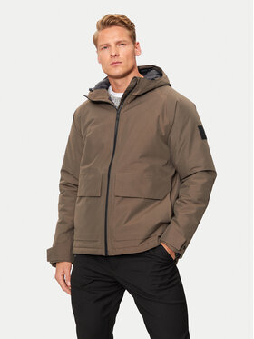 Jack Wolfskin Jack Wolfskin Яке за дъжд Tempeltor A60205 Кафяв Regular Fit