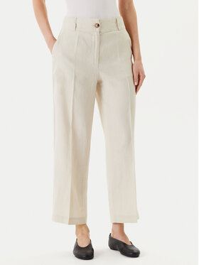 United Colors Of Benetton United Colors Of Benetton Текстилни панталони 4AGHDF06R Бежов Straight Fit
