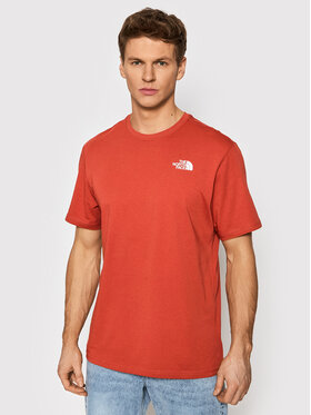 The North Face The North Face Marškinėliai Red Box NF0A2TX2 Raudona Regular Fit