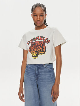 Wrangler Wrangler Póló 112350282 Fehér Regular Fit