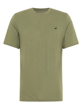 Mustang Mustang T-Shirt Style Alex Zielony Regular Fit