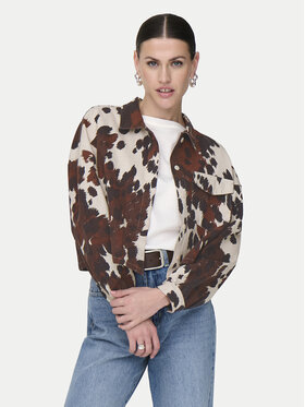 ONLY ONLY Hemd Canny 15358626 Braun Regular Fit