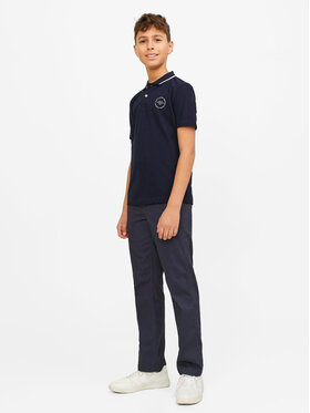 Jack&Jones Junior Polo Majica Blushield 12254237 Mornarsko Modra Standard Fit