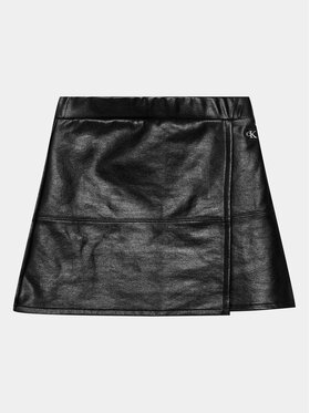 Calvin Klein Jeans Calvin Klein Jeans Gonna in similpelle Spacer IG0IG02295 Nero Regular Fit