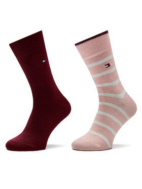 Tommy Hilfiger Tommy Hilfiger Набір 2 пар високих дитячих шкарпеток 701229939 Рожевий