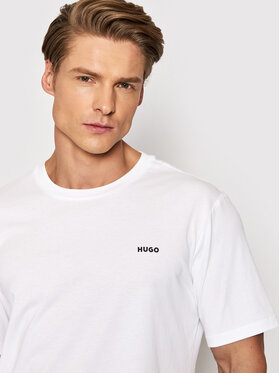 HUGO Hugo Tričko Dero222 50466158 Biela Regular Fit