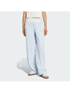 adidas adidas Spodnie capri 159244 Błękitny Loose Fit