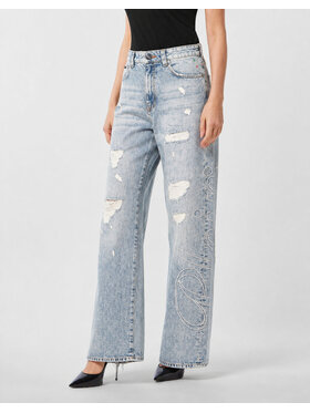 PHILIPP PLEIN PHILIPP PLEIN Jeansy 27633 Niebieski jasny Loose Fit