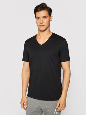 Armani Exchange Armani Exchange T-Shirt 8NZT75 ZJA5Z 1200 Czarny Slim Fit