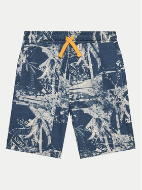 Guess Guess Pantaloni scurți sport L4GD05 KA6R3 Bleumarin Relaxed Fit