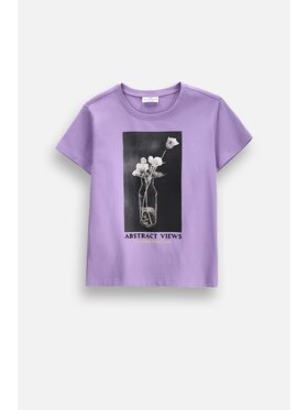 Coccodrillo Coccodrillo T-Shirt ZC6143223VGA-016 Fioletowy Regular Fit