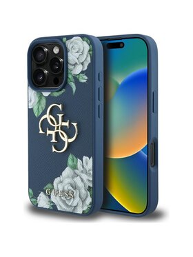 Guess Guess Etui na telefon Apple iPhone 16 Pro Max Niebieski
