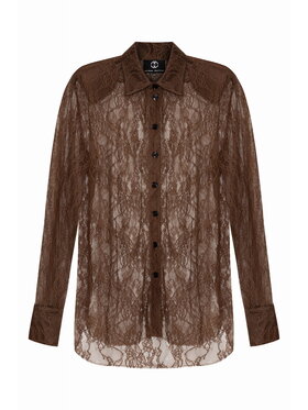 Magda Matyja Magda Matyja Koszula Borneo Shirt Brązowy Slim Fit