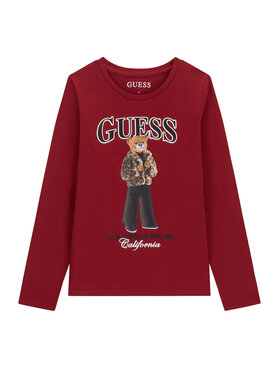 Guess Guess Blusa J6BI12 K5793 Bordeaux Regular Fit