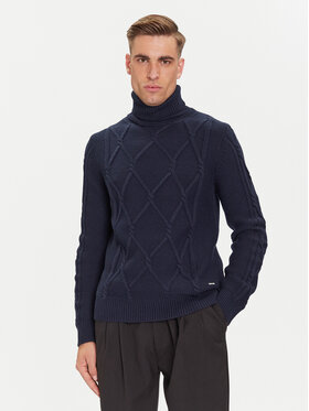 JOOP! JOOP! Rollkragenpullover 17 JK-17Liono 30047360 Dunkelblau Modern Fit