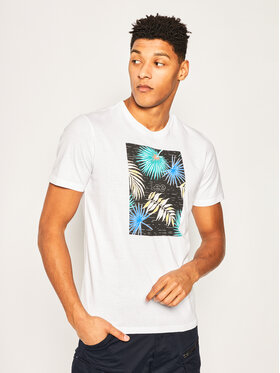 Lee Lee T-shirt Botanical Print Tee L61IFE01 112113870 Bianco Regular Fit