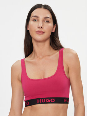 Hugo Hugo Top grudnjak Sporty Logo 50480172 Ružičasta