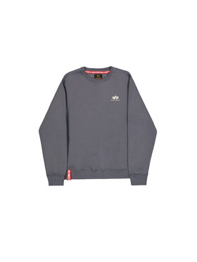 Alpha Industries Alpha Industries Mikina Basic Small Logo Sweatshirt Sivá Regular Fit