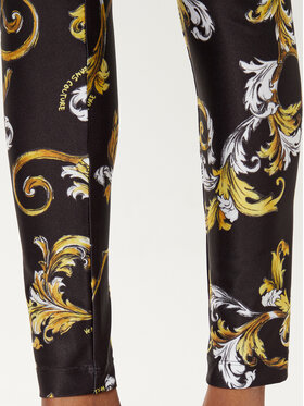 Versace Jeans Couture Leggings 78HAC101 Crna Slim Fit