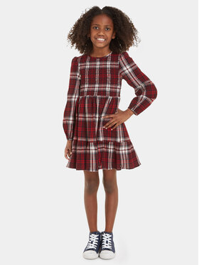 Tommy Hilfiger Tommy Hilfiger Každodenné šaty KG0KG07574 S Červená Regular Fit