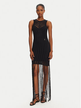 Patrizia Pepe Patrizia Pepe Трикотажна сукня 2A2916/K260-K103 Чорний Regular Fit