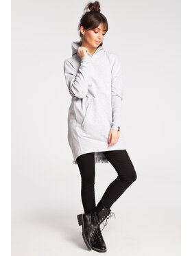 BeWear BeWear Tunika B021 Srebrny Baggy Fit
