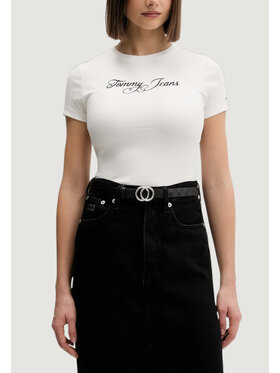Tommy Jeans Tommy Jeans T-shirt DW0DW21838 Bianco Casual Fit