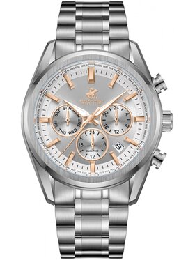 Beverly Hills Polo Club Beverly Hills Polo Club Zegarek BP3698X.330 Szary