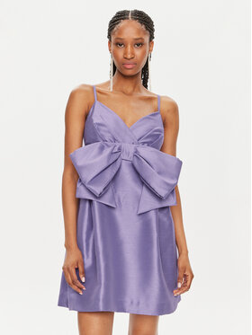 Fracomina Fracomina Kokteiļkleita FQ24SD1005W71101 Violets Regular Fit