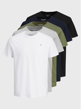 Jack&Jones Jack&Jones Set 5 tricouri Jxj 12185714 Colorat Regular Fit