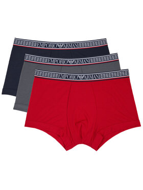 Emporio Armani Underwear Emporio Armani Underwear Komplet 3 par bokserek 1113571A728 Czerwony