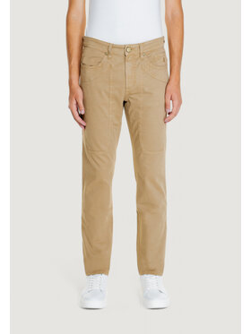 Jeckerson Jeckerson Pantalone da abito JOHN 5 TASCHE TOPPA Beige To Fit