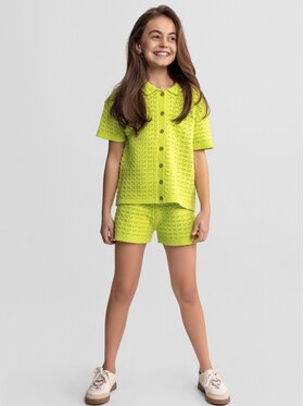 minoti minoti Zestaw 30KNIT151 Zielony Regular Fit