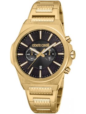 Roberto Cavalli Roberto Cavalli Zegarek RC5G150M0065 Złoty