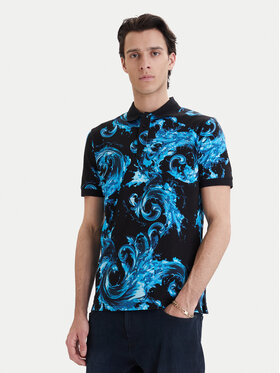 Versace Jeans Couture Versace Jeans Couture Polo 80GAG6S0 JS549 Niebieski Regular Fit
