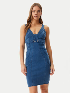 Guess Guess Rochie de blugi W5GK75 D5LK0 Albastru Regular Fit