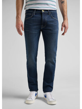 Lee Lee Jeansy LUKE Niebieski Slim Fit